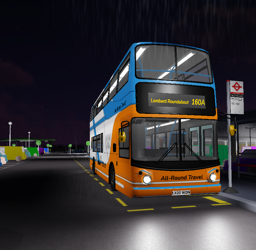 ARTCroydon's tweet photo. Brrrrr.... It's been a cold and wet night on the 160A! #Weather #Transportation #ROBLOX #CroydonRoblox https://t.co/PhEnr0lhQE