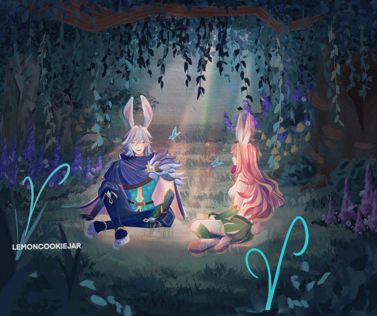 My submission to the AFK Journey art competition  🍃🐰

#AFKJourney #EsperiArt
