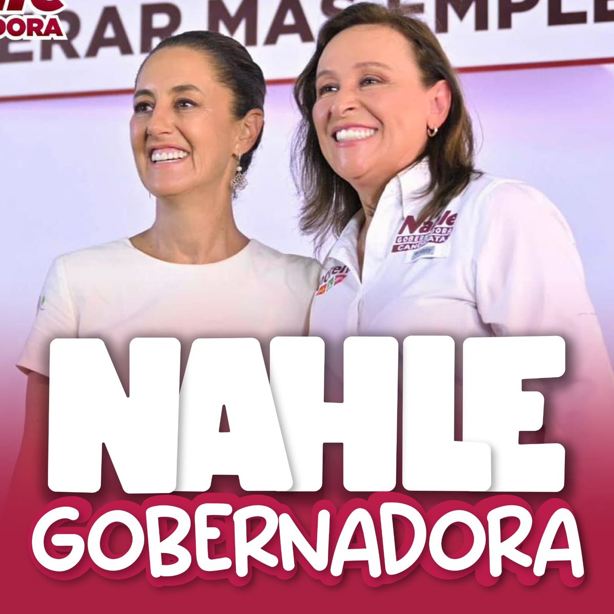 #NahleGobernadora #YoVotoRocío