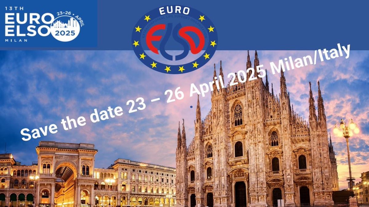 #EuroELSO2024🧵 2/2 We would like to thank for joining all attendees, our speakers, our sponsors, the organizers & technicians who contributed to this meeting. We wait for you next year in charming Milan 🇮🇹 for #EuroELSO2025: Bridging Cultures 🗓️ Save the date 23-26 April 2025