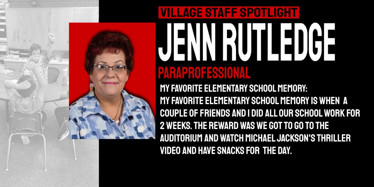 STAFF SPOTLIGHTS! Each week we are spotlighting staff members and asking them to share their favorite memories from either attending or teaching elementary school! If you see them around give them an extra "Thank You" for all the work they do! #ItTakesAVillage #EmporiaProud