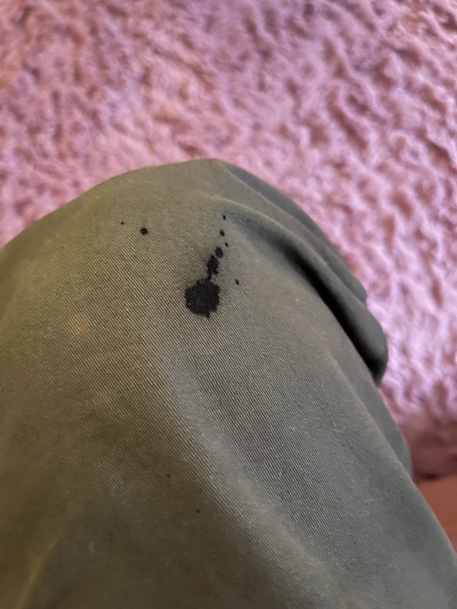 I’m a tattooer. Of course I have ink stains on my pants