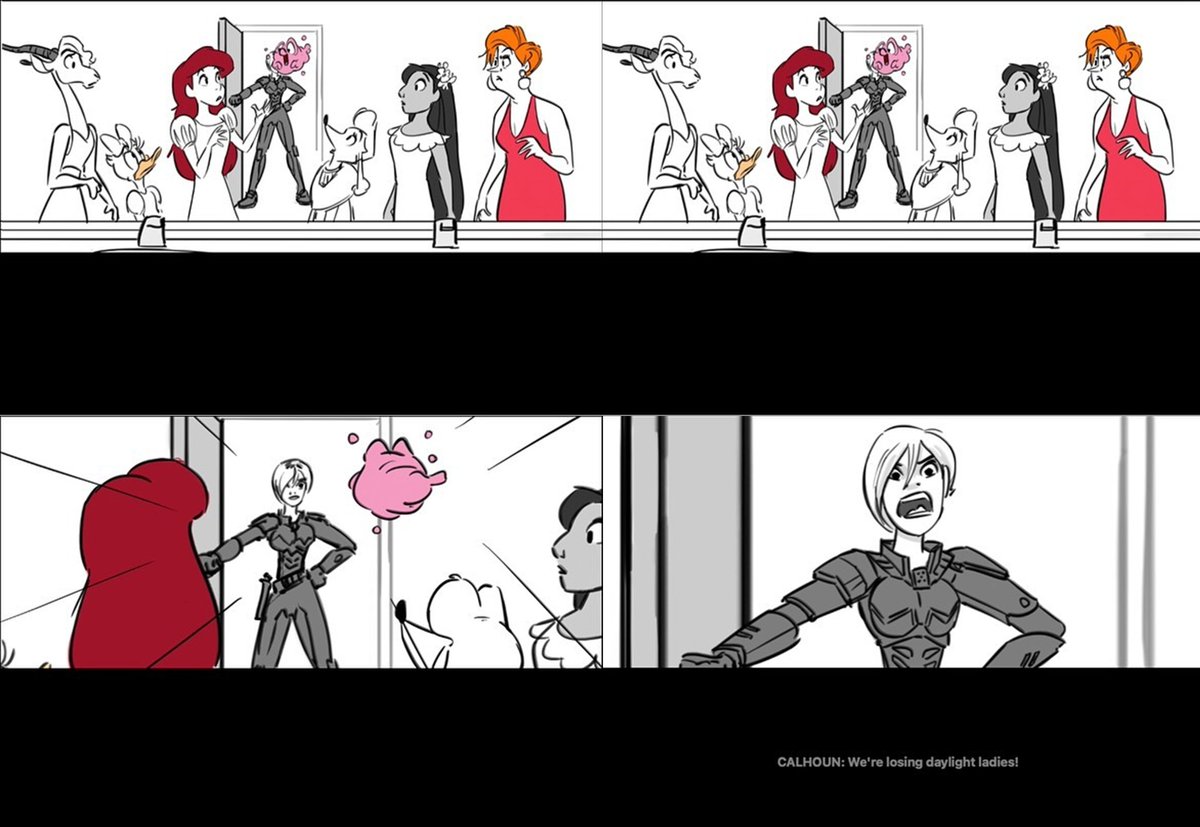 Another Deleted Scene of ONCE UPON A STUDIO by Dan Abraham featuring Isabela Madrigal,Gazelle,Daisy Duck,Ariel, Georgette, Madame Medusa, St. Calhoun and Morph.