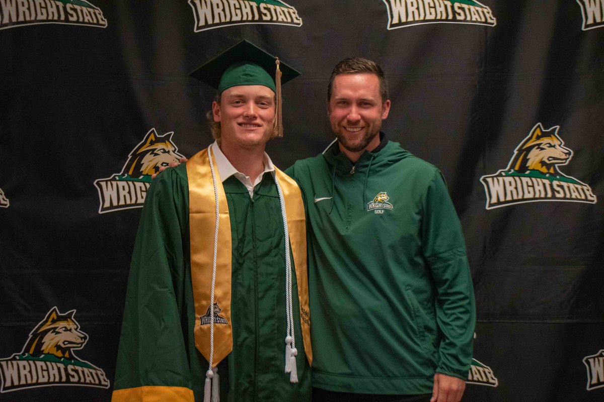 WrightStateGolf's tweet image. Shout out to Andrew on graduating today! 

#RaiderFamily | #WrightStateGrad