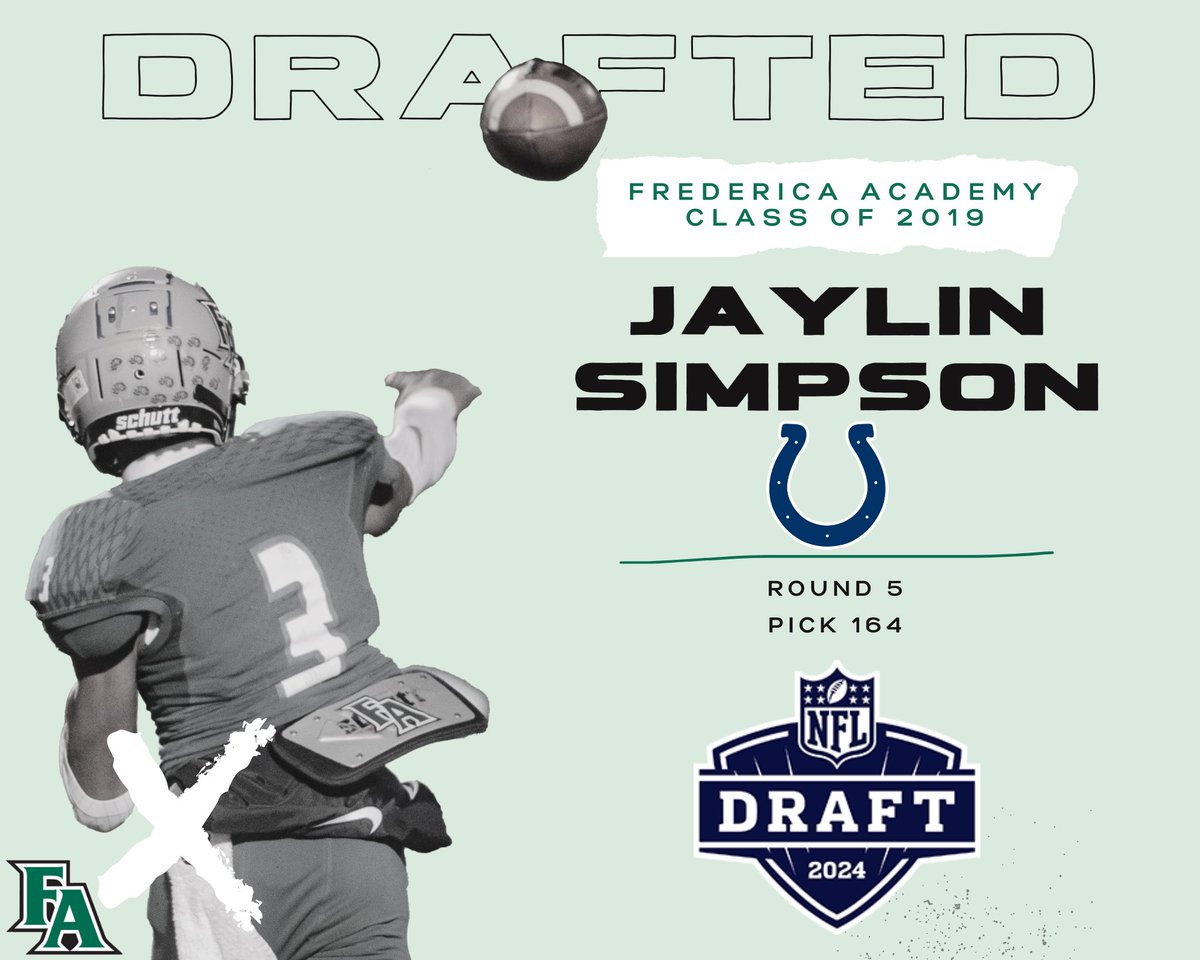 thecoachderrick's tweet photo. A look at the career of 164th pick, and newest addition to the @Colts roster, Jaylin Simpson. 

Congrats, @jaylinsimp! https://t.co/VhAGSxeF9l