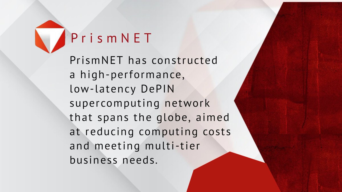 Explore the power of @prism_net's global supercomputing network, reducing costs and meeting multi-tier business needs. 💡 #Supercomputing #PrismNET