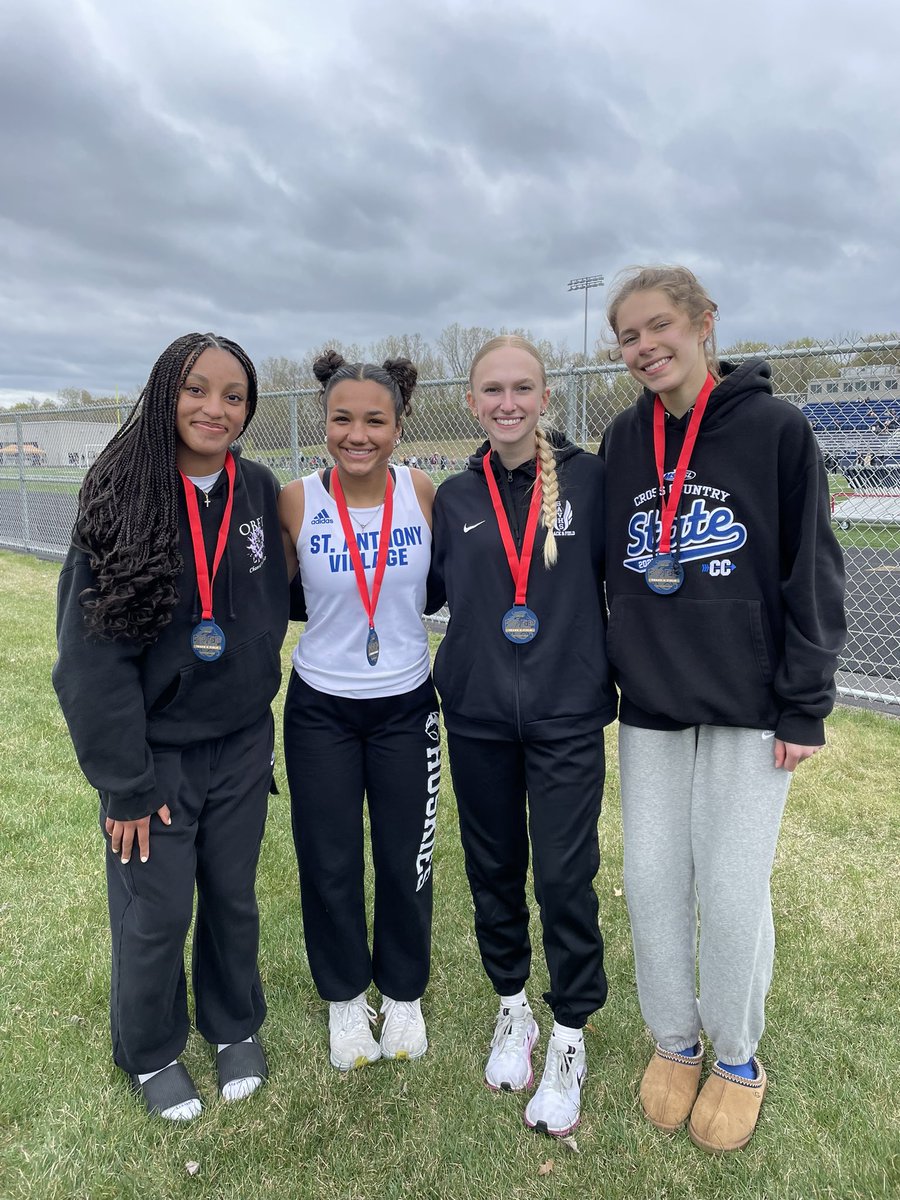 A lot of great performances at the Prep Invite at St. Croix Prep!! Girls team ended up taking 1st overall and boys finished 5th. Full results can be found at

athletic.net/TrackAndField/…