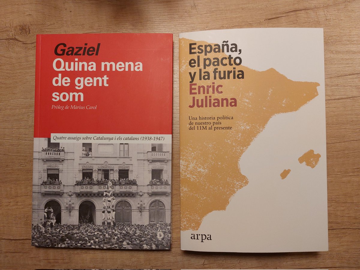 Imprescindibles per entendre on som i per què. La vigència de Gaziel, q escriu a finals dels anys 30, fa esborronar. I <a href="/EnricJuliana/">Enric Juliana Ricart</a> el cartògraf polític més fi d'avui