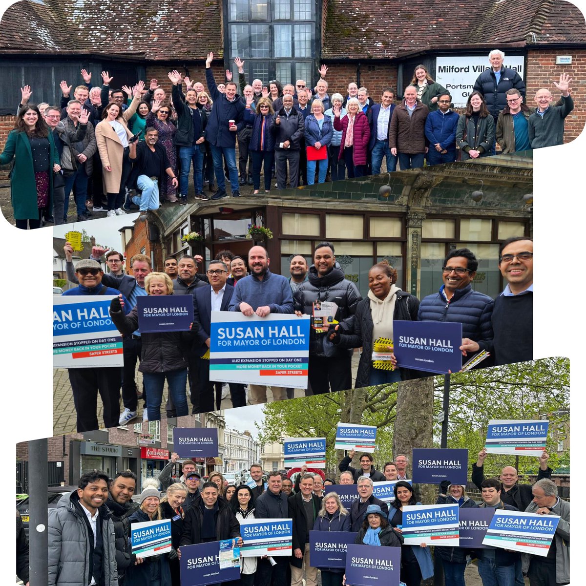 CBNI Team Members campaigned in different locations this weekend supporting Mayoral Candidate Susan Hall, with RT Jeremy Hunt at Surrey ⁦@TeamLondonUK⁩ ⁦@ChrisVinante⁩ ⁦@Conservatives⁩ ⁦@yeshwanthsinghv⁩