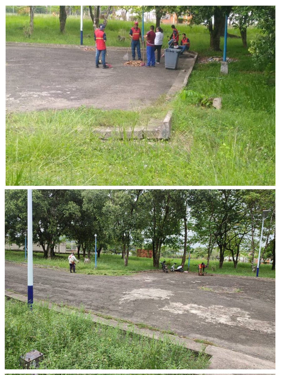 AMB_FRANCISCORL's tweet photo. Jornada de Limpieza y Desmalezamiento en La Clínica Popular Tipo I @AMB_FRANCISCORL realizado por los #Trabajadores de la Planta del Gas Francisco de Miranda #LaFría Bajo la Dirección del Comisario William Ramírez #JuntosSomosMasFuertes @MagaGutierrezV @FreddyBernal @Somosivss https://t.co/EZjrNtRUrw