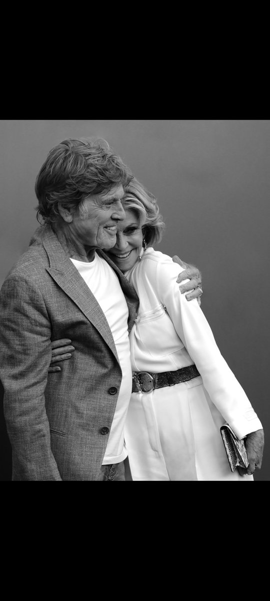 #FotoCinefilia #RobertRedford #JaneFonda Buenas noches y buena suerte.