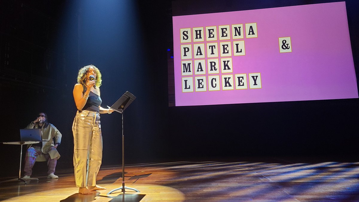 @salenagodden @RoughTradeBooks @southbankcentre Inspiring visuals from author @Sheena_Patel_ and @MarkLeckey at @RoughTradeBooks event @southbankcentre