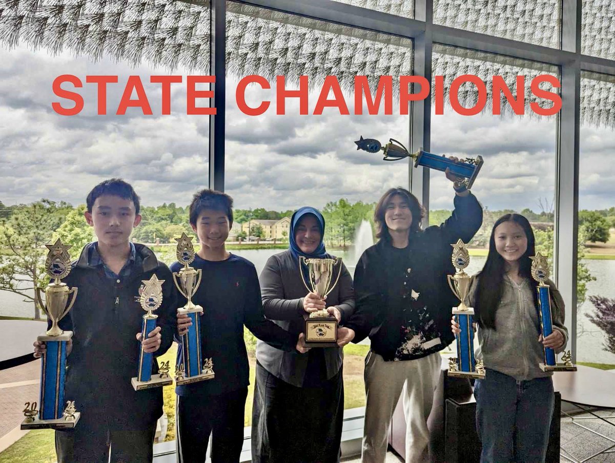 🏆GREAT NEWS! 🏆

We're thrilled to announce that the Fulton Science Academy Math Team has clinched the 2024 State Championship title at today's GCTM State High School Math Competition in Macon, Georgia! 🎉

Maintaining our championship streak since 2018, we've kept the title
