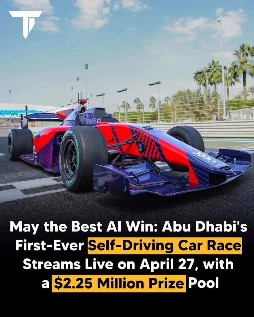 Eight Dallara-made Super Formula SF23s will race each other without any human. You can watch it live on the series' official YouTube and Twitch channels starting at 5pm (GMT).  #Selfdriving #racingcars 
#abudhabi #carrace #Airace #A2RL