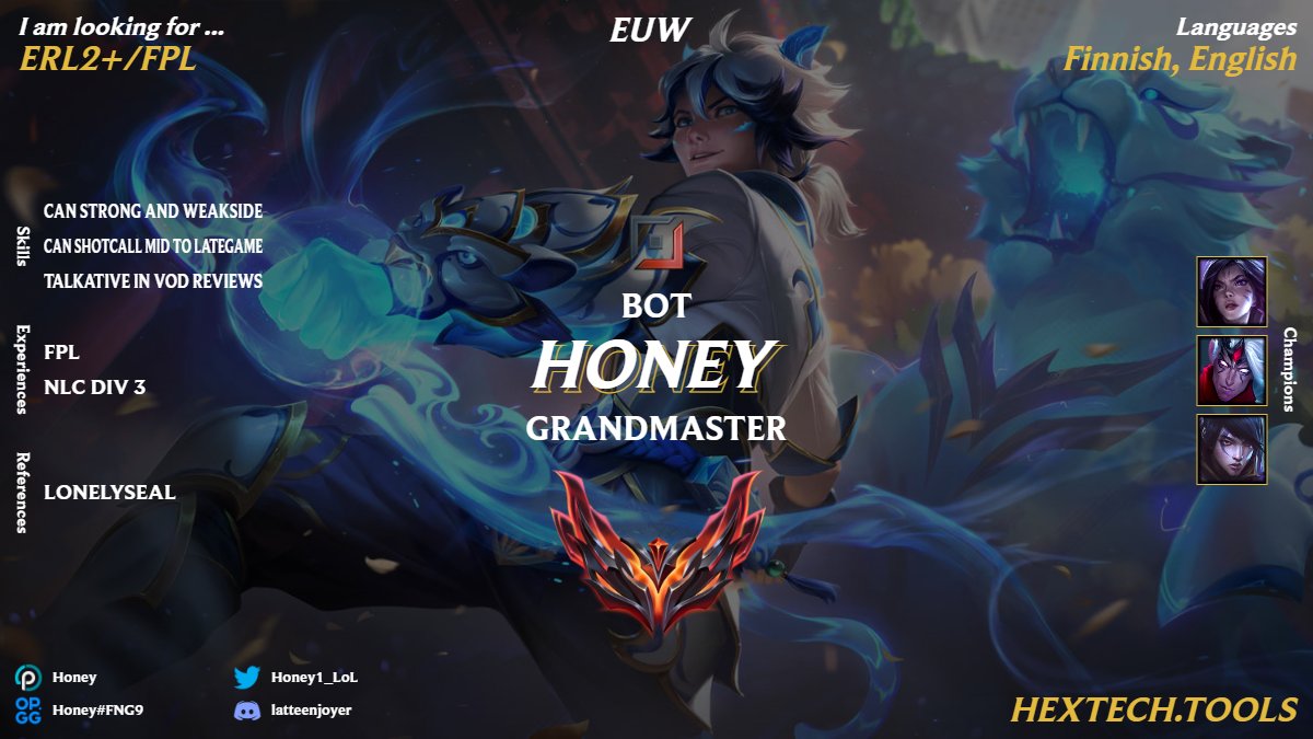 Looking for opportunities :3