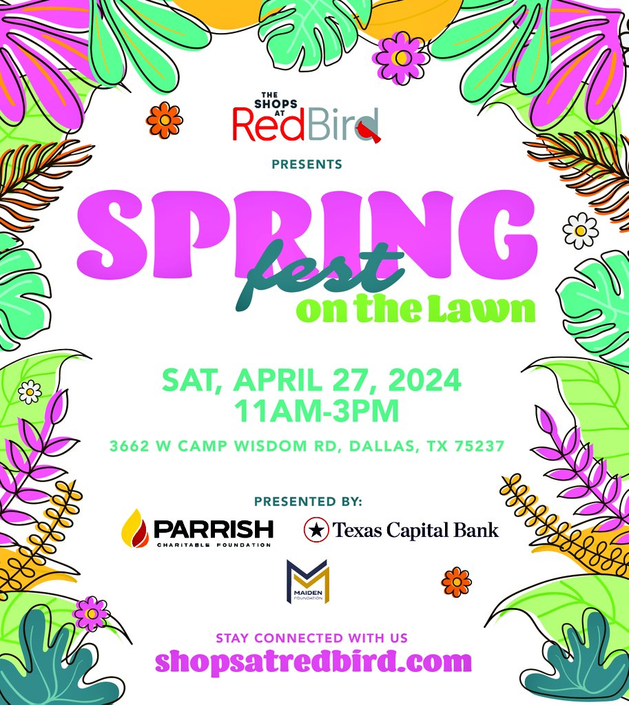 RedbirdDPD's tweet image. The ROC is at the Shops at RedBird's "Springfest on the Lawn" event...  Cloudy skies can't stop the good time. @DallasPD