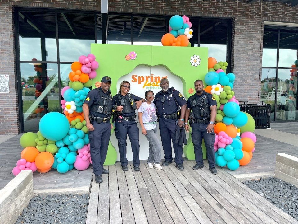 RedbirdDPD's tweet image. The ROC is at the Shops at RedBird's "Springfest on the Lawn" event...  Cloudy skies can't stop the good time. @DallasPD