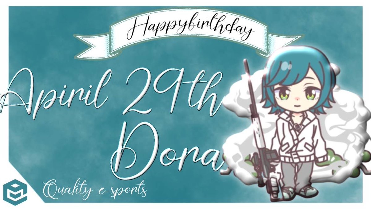 🎉𝓗𝓪𝓹𝓹𝔂 𝓑𝓲𝓻𝓽𝓴𝓭𝓪𝔂
￣￣￣￣￣￣￣￣￣￣￣￣
Dora / どら〖@dorafn_429〗

2024.4/29 15years old
良い一年を🎉

by QLT E-SPORTS #QLTW1N