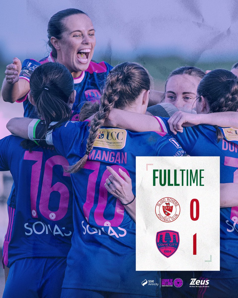 CorkCityFCWomen's tweet photo. Three points at The Showgrounds! ☝🏼

#CCFC84 || #WLOI https://t.co/c1FE04sDzO