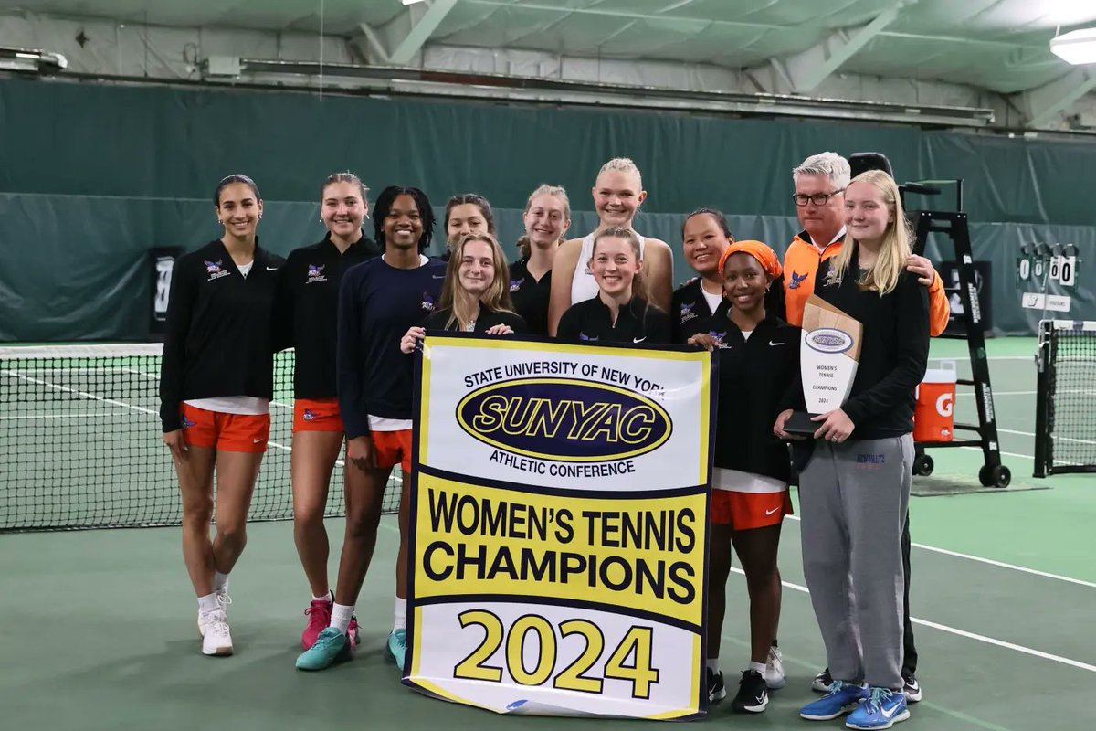 #BACKTOBACK @SUNYACsports CHAMPIONS 🏆🏆
..
#NPHAWKS #NPWT #SUNYAC #CHAMPIONS