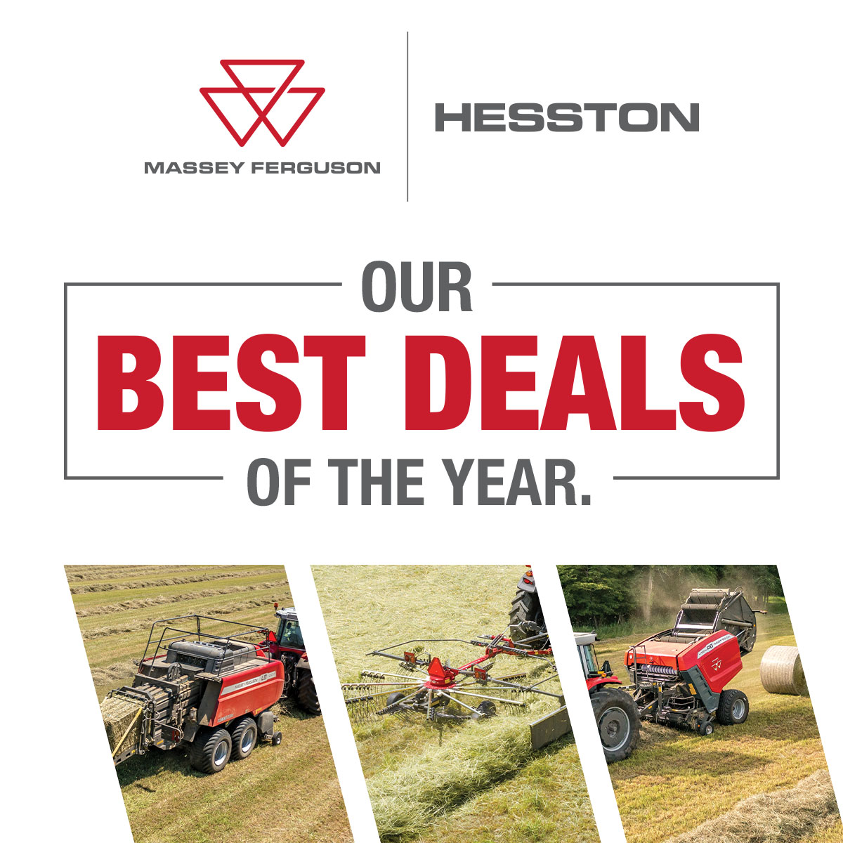 agriteer_ag's tweet photo. Take your hay game up a few notches this year with new, high-quality hay equipment from Massey Ferguson and Hesston. Contact us today for more information on our best deals of the year! https://t.co/ettsmw0u8Y