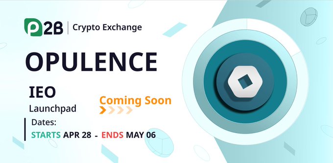 📢 @_OpulenceX Upcoming IEO and Listing on April 28 🟢 #OpulenceX is rewarding investors and DeFi pioneers by awarding them a 4% bonus above their token commitment in the $OPULENCE token IEO 🌐 more info.. opulencex.io/post/662b26f14… 🟧 IDO page ... p2pb2b.com/token-sale/OPU…