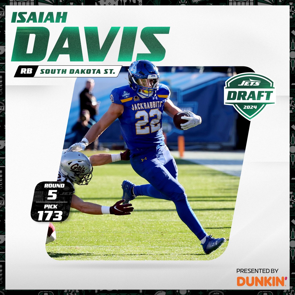 We love playmakers.

Welcome to NY, <a href="/z4days/">Isaiah Davis</a>!!

📰 nyj.social/4a1T8ch