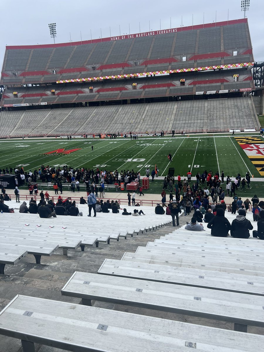 Had an amazing time visiting the University of Maryland. Very grateful for this opportunity. @TerpsFootball @TerpsFBRecruit #GoTerps @LionsRecruits @Dulaneyftball @Coach_PThompson @CSAPrepStar @NationalPID @MarylandHigh