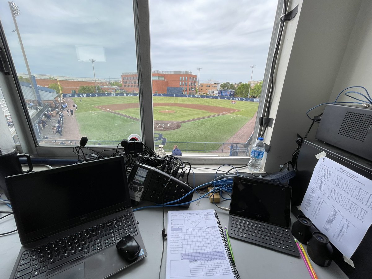 Game two between @ULM_BSB and ODU from Norfolk. On the air now with first pitch at 3:05 on 105.7 FM/540 AM KMLB, KMLB.com and the TuneIn app. #LoveSportscasting #ULMvsODU #SunBeltBSB
