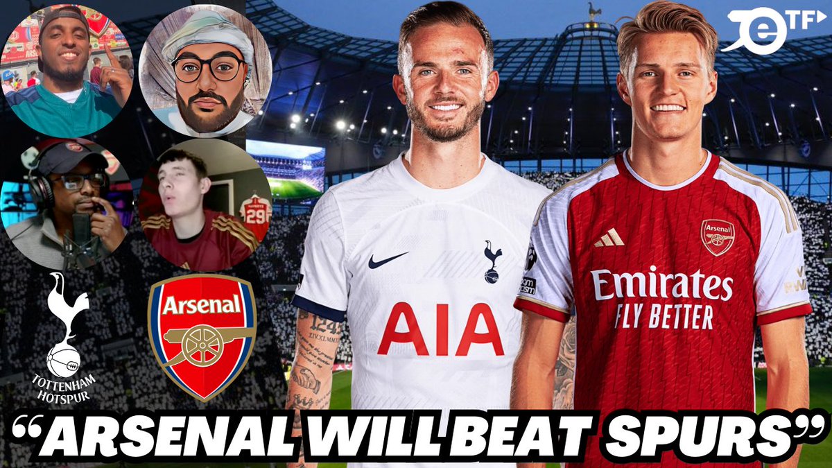 LIVE AT 9:30pm 

Can the Gunners beat Spurs at home?  

Join EGAL TALKS FOOTBALL for a fiery #NorthLondonDerby preview!  We dissect Arsenal's strategy with sulz Dayo &amp; Dylan. #COYG #THFC youtube.com/live/ZR3srpwDy…