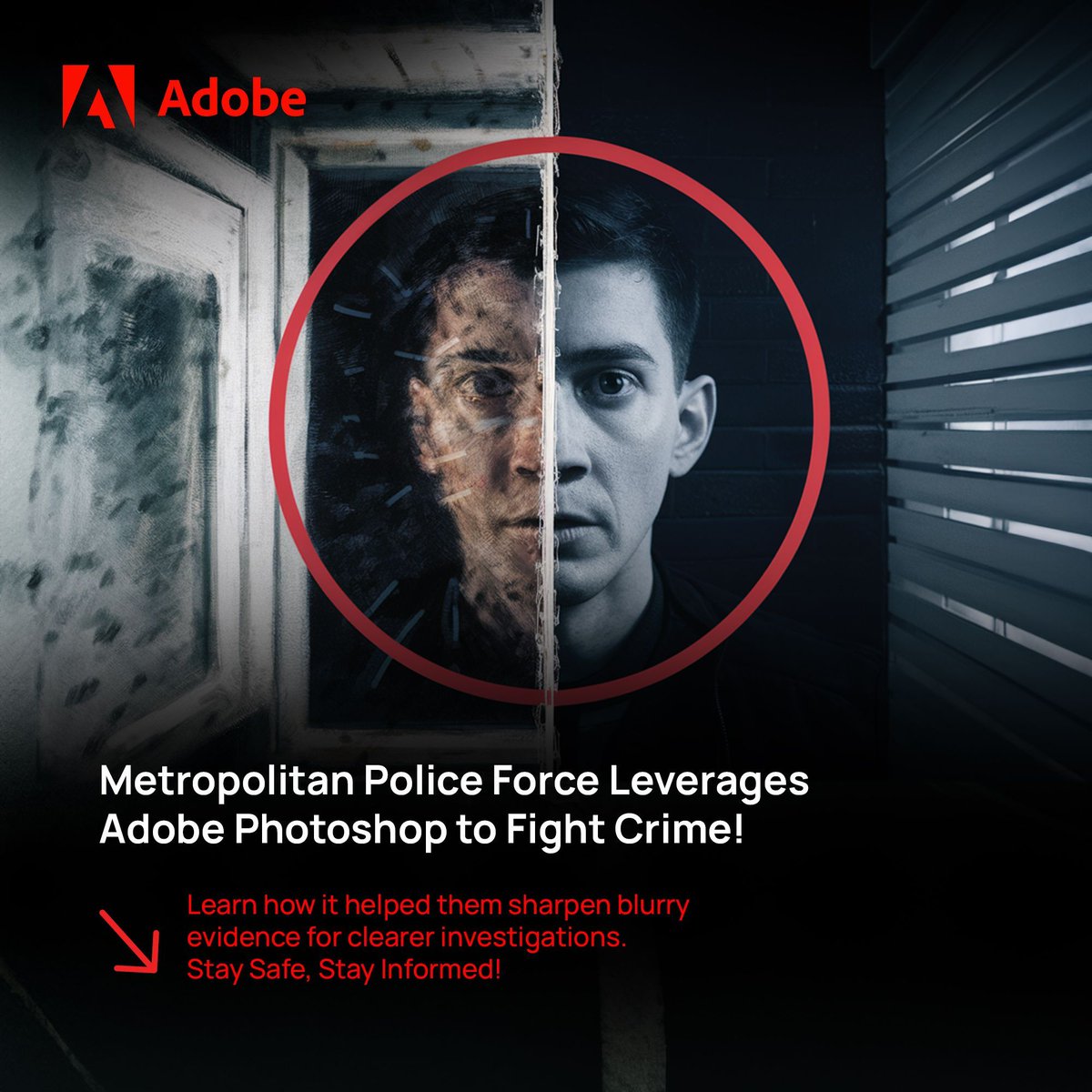 Discover how Adobe's Photoshop aids NYC crime reduction! Facial recognition on traffic cams enhances safety. NetCom Learning trains police. 
Explore the case study here!
buff.ly/3WbXtXj 
#NetComLearning #MetPolice #FacialRecognition #CrimePrevention #AdobeTraining