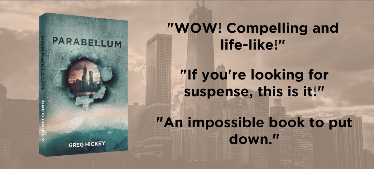 'WOW! Compelling and life-like!' 'If you're looking for suspense, this is it!' 'An impossible book to put down.' amazon.com/Parabellum-Gre… #CrimeFiction #Suspense