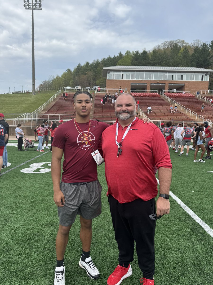 Had a great visit today at UVA Wise! Thank you for having me here today! @CoachGaryBass @sammiecoates11 @CoachPHartley