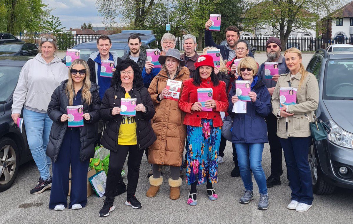 So many people came out today to help Maria leaflet in Netherton, Sefton today. We are truly blessed. Thank you all xx
#freedomalliance #Sefton
#Liverpool #LocalElections2024 @UKFreeAlliance