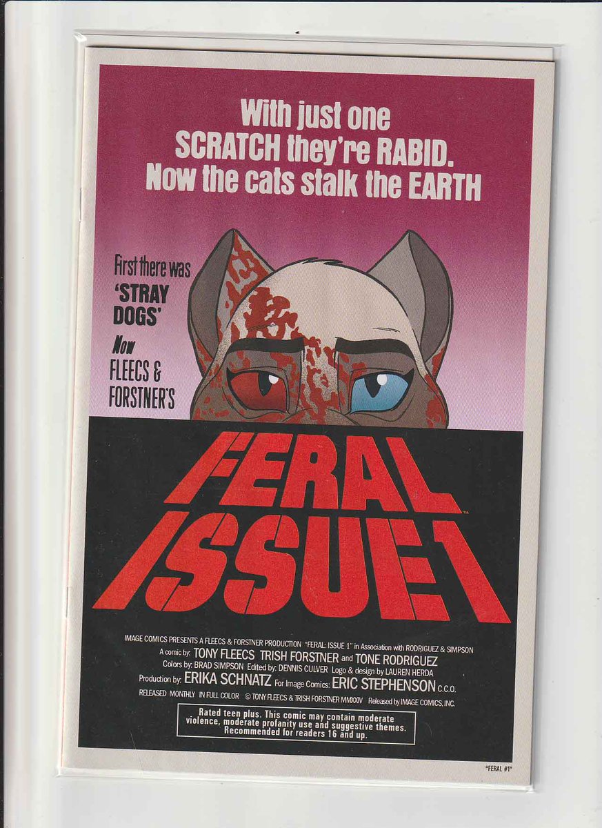 #Feral #1 (2024) #TrishForstner & #TonyFleecs #DawnoftheDead Homage Variant / Tony Fleecs Writer / #ToneRodrigue & Trish Forstner Artist / 1st Appearance of Elsie, Lord Fluffy Britches, and Patch  rarecomicbooks.fashionablewebs.com/Feral.html  #KeyComicBooks #ImageComics #ImageUniverse