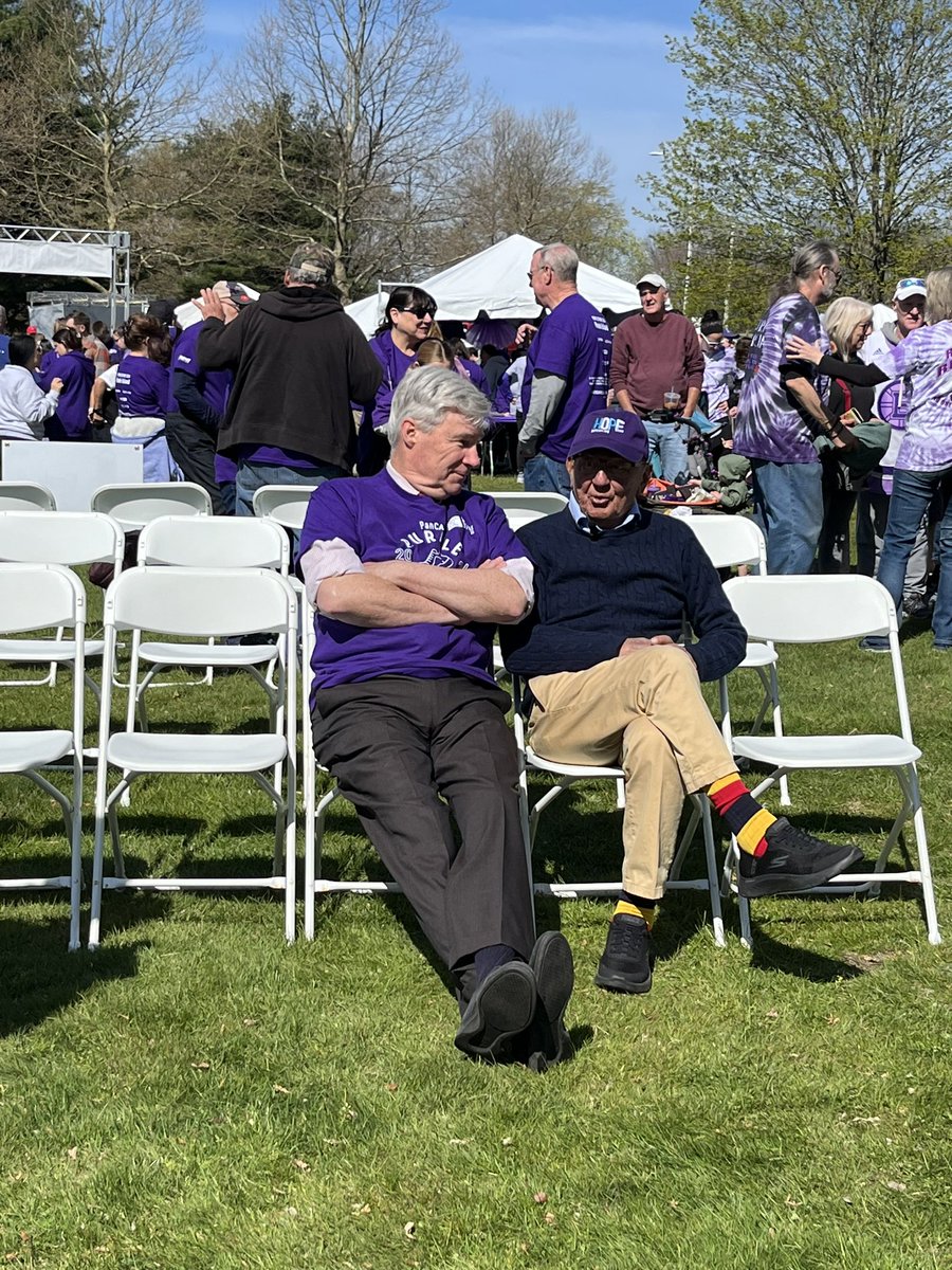 I was SO happy to see Judge Frank Caprio at the Pancreatic Cancer event at Roger Willams Park. Looking great!