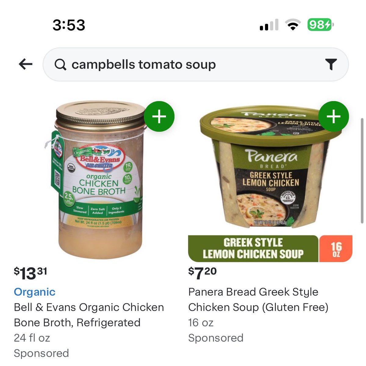 Fuck you, @Instacart, fix your search tool.