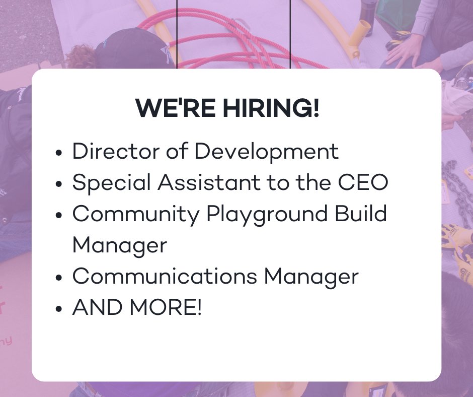 We’re hiring for multiple positions! Learn more at kaboom.org/careers/openin….