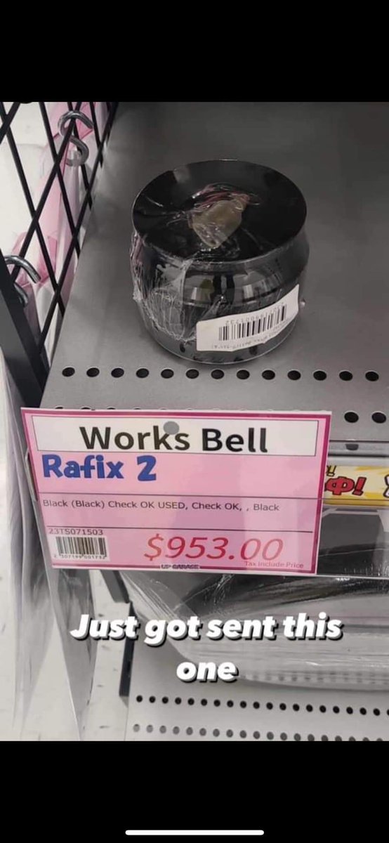 @kanolaoil Wanna pay $500 over mrsp for a used works bell? Well head on down to upgarage! 

What a fucking joke.