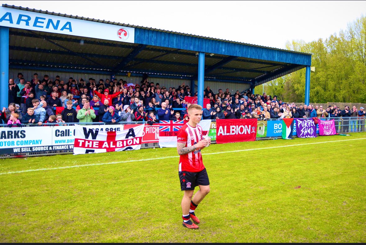 Gutted to miss out on play offs by goal difference, but on a personal note delighted to have played 44 games this season after being out all last year with an ACL injury🙏🏻 thanks for all the support throughout the season from both Witton and stalybridge❤️