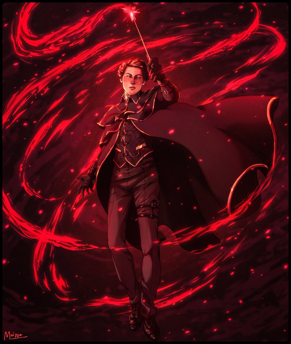 Meizze_art's tweet photo. Auror #SebastianSallow 
#HogwartsLegacy https://t.co/3LV0dOEOPD