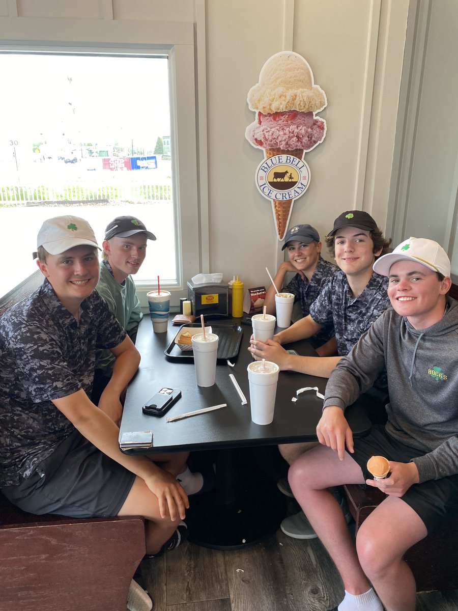 Celebrating the Medalist Jake Cesare with a little Ice Cream!