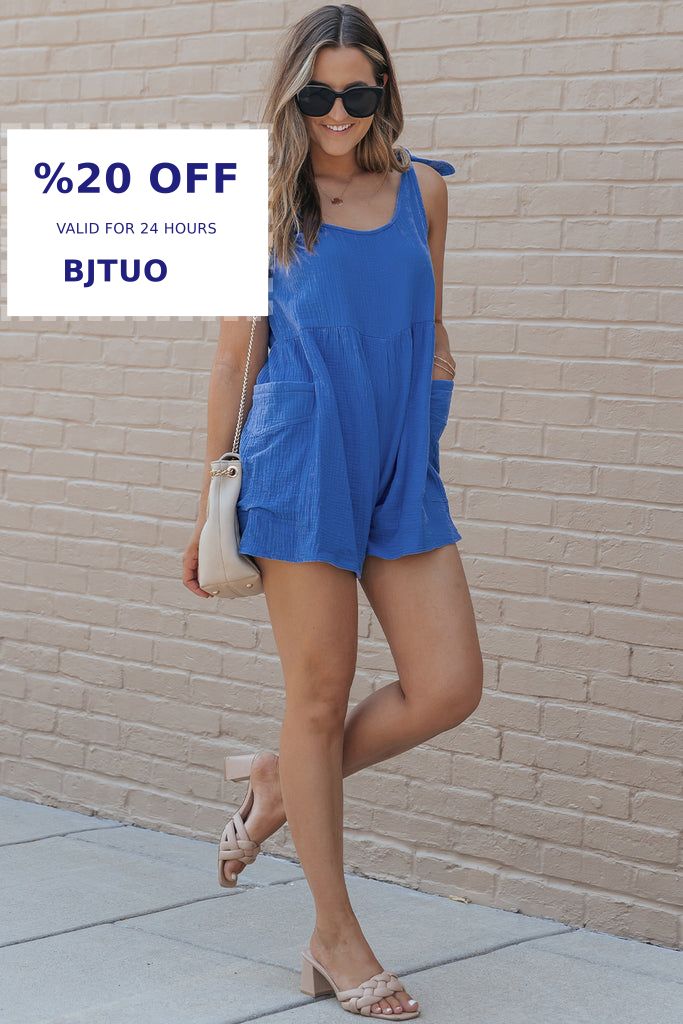 jeffrey_olive70's tweet photo. Step into summer with style in our Blue Textured Knotted Straps High Waist Wide Leg Romper π Lightweight, 100% cotton & perfect for any occasion. Shop now for this blend of comfort & chic at the lowest price of $58.05! https://t.co/6vhvWGk4EO #AllInStock #SeasonSummer https://t.co/gels7wsxP8