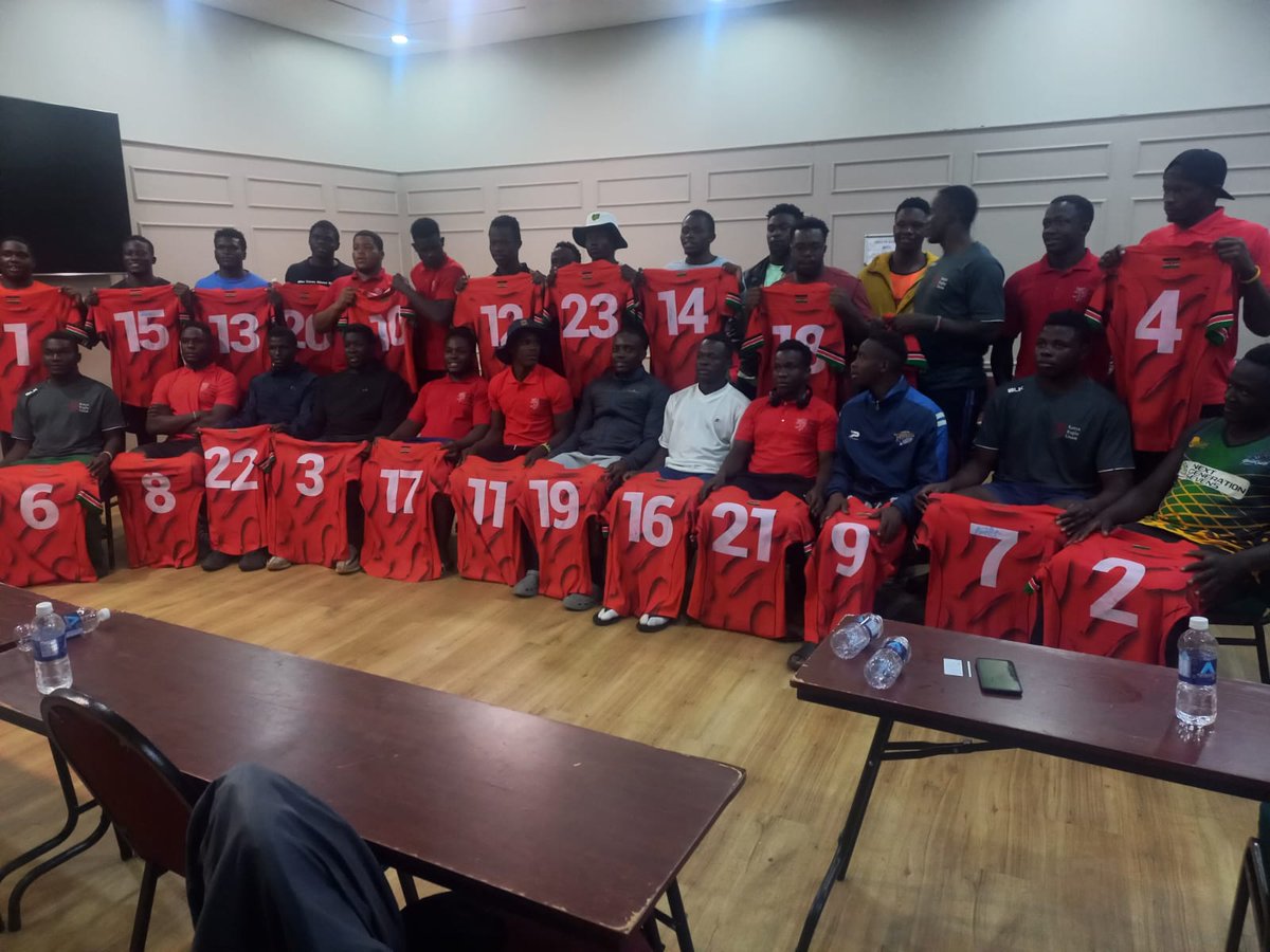 Kenya U20 Chipu Shirt presentation done.

All set for the U20 Barthes Trophu Final against Zimbabwe Junior Sables at the Harare Sports Club tomorrow 28th April.

Kick off: 1600hrs

#RugbyKe #BarthesU20Trophy #U20BarthesTrophy #Chipu2024 #SinBinRugby