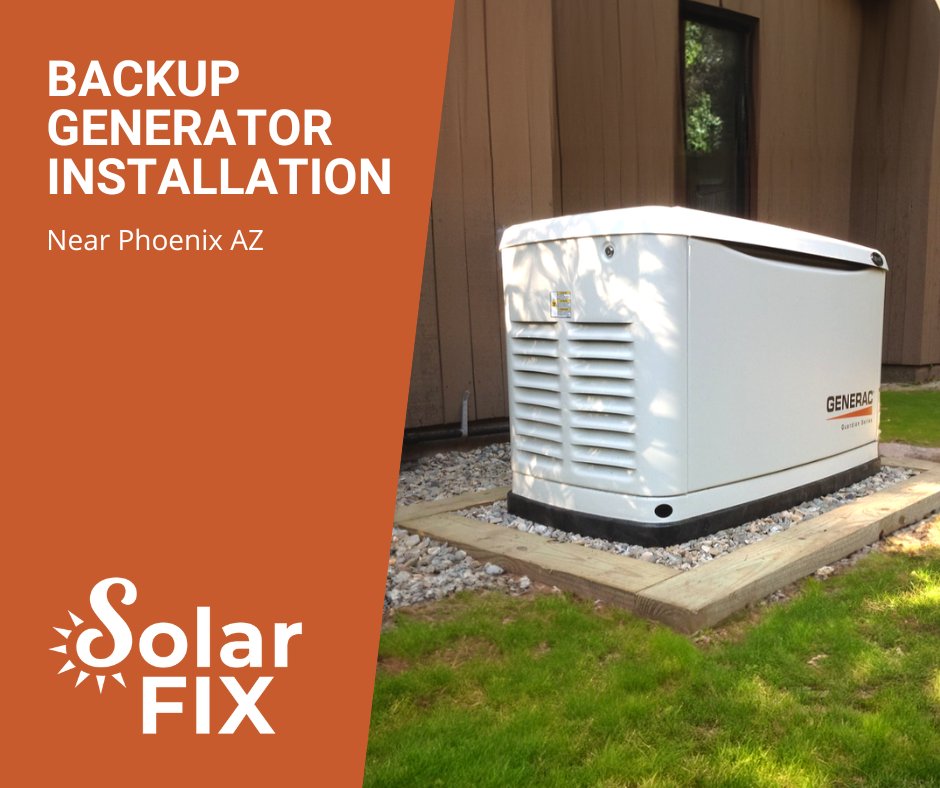 'Discover everything you need to know about backup generator installation near you! Stay powered up, no matter what with SolarFIX Az #BackupGenerator #PowerSolution' solarfixaz.com/backup-generat…