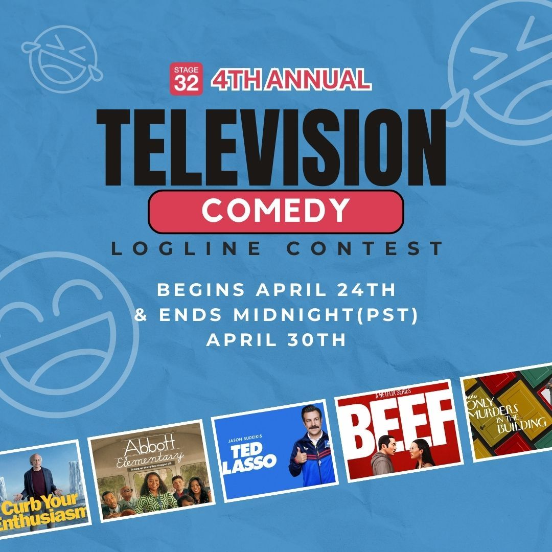 Planning to submit to the Stage 32 TV Comedy Contest? Submit your logline for a chance to win a free entry! >> bit.ly/3QkDjqr #screenwriting #screenwritingcontests #comedywriter #comedycontest #screenwritingtwitter