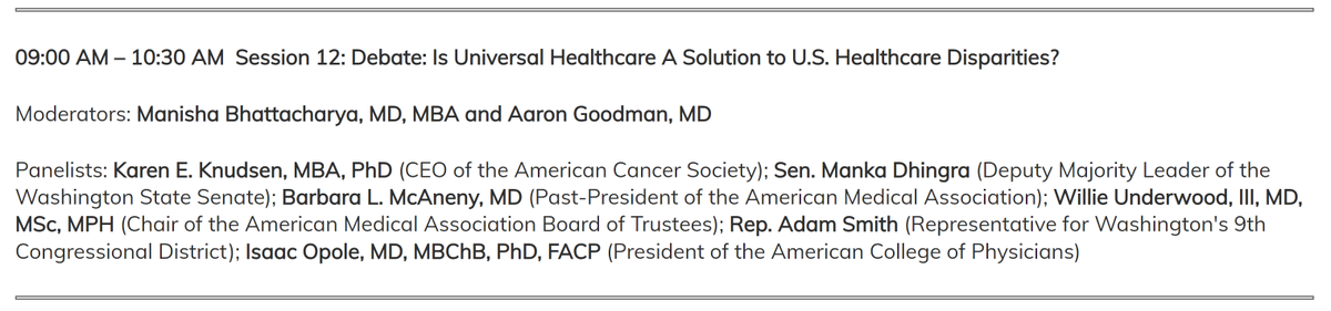 We invite you to start submitting audience questions for Sunday's big debate co-moderated by @AaronGoodman33 + @ManishaDrB, featuring voices from govt and organized medicine. Let us know if you wish to be IDed or anonymous. Looking forward to rich #SCHD24 discussion!