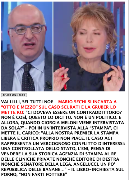 IL megafono del cesso destra é andato K.O
#ottoemezzo #gruber #pennivendolo