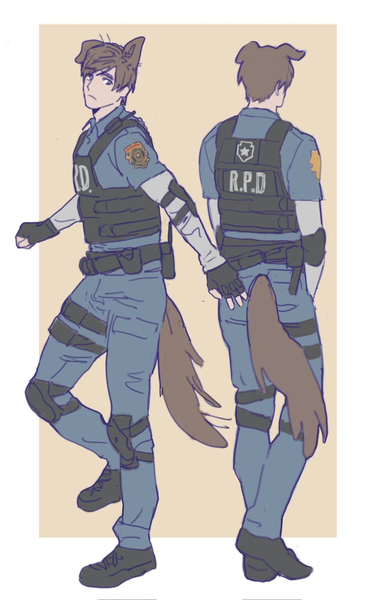 magucinnamontee's tweet photo. #LeonKennedy https://t.co/hlX4I54eib