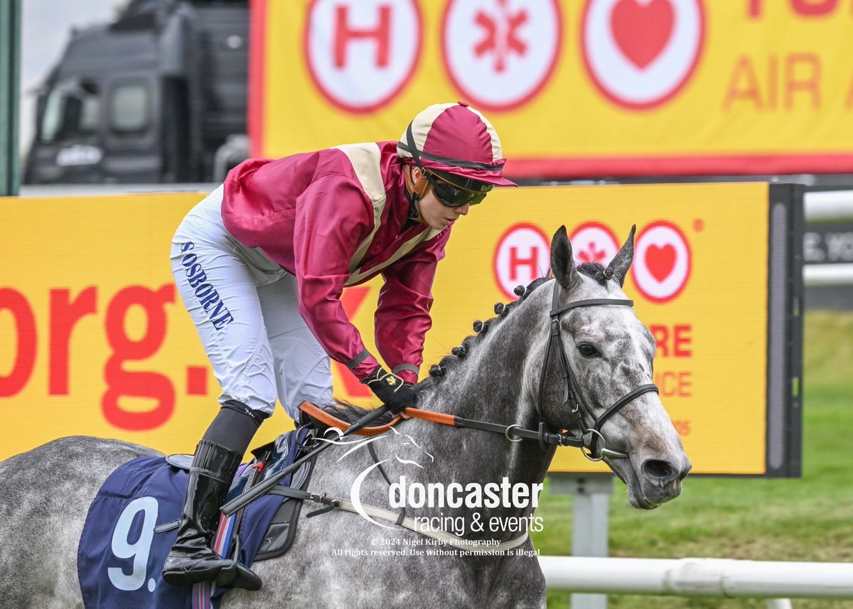 RACE 1 RESULT - Trevor Beasley 80 Years Old Handicap 🥇 Corsican Caper Jockey: @OsborneSaffie Trainer: @Fro5tRacing Owner: Mr G R Smith 📸 @nigekirby #DoncasterRaces | #ChampionOccasions | #DONYAA